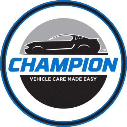 Champion logo - vehicle care made easy